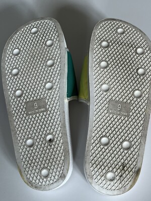 Adidas Slides Men\'s 9 Sandals Love United Rainbow Pride Slip On s-l400.jpg main image 3