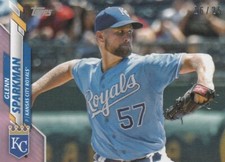 GLENN SPARKMAN /25 TOPPS MINI ON DEMAND PINK PARALLEL ROYALS #679 2020 20