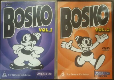 BOSS DVD-BOX 1・2SET BOSKO VOL. 1 & 2 RARE DVD MAX FLEISCHER CARTOON VOLUME ONE