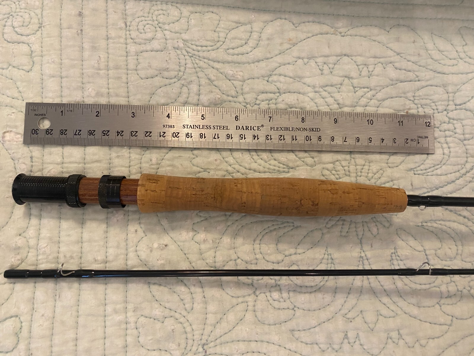 USED Cabela's Fly Rod Reel Combo Greenwood 7 Foot 3 Weight Pole Cahill