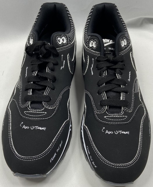 air max 1 schematic black