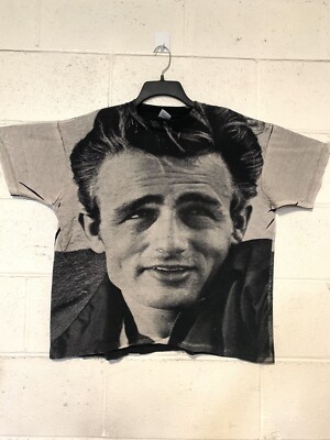 Vintage 90s James Dean All Over Print Tshirt | eBay Vintage 90s James Dean All Over Print Tshirt | eBay