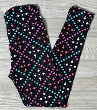 NEW LuLaRoe OS One Size Leggings Multicolored Geometric Abstract Stripes