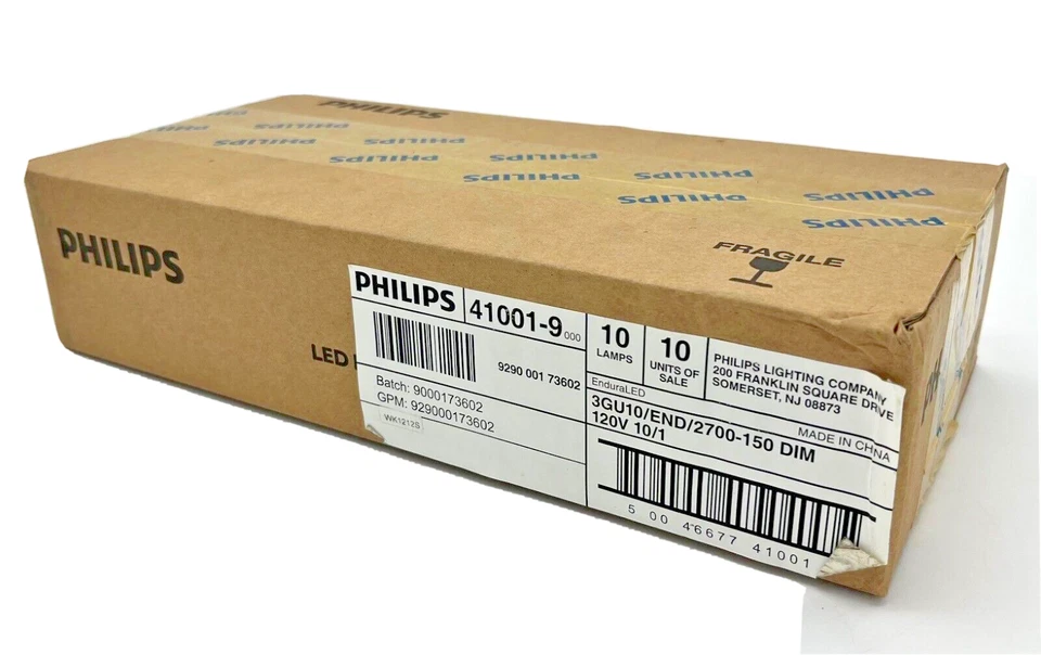 PHILIPS EnduraLED 41001-9 3GU10/END/2700-150 DIM 120V 10/1 box of 10 FREE SHIP - Image 2 of 4