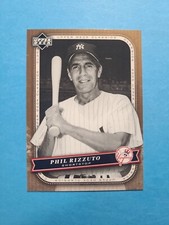 PHIL RIZZUTO 2005 UPPER DECK CLASSICS BASEBALL CARD # 77 G7031