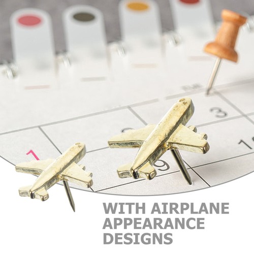 30Pcs Push Pin Bulletin Board Push Pin Airplane Cork Board Thumb Tacks - Picture 19 of 19