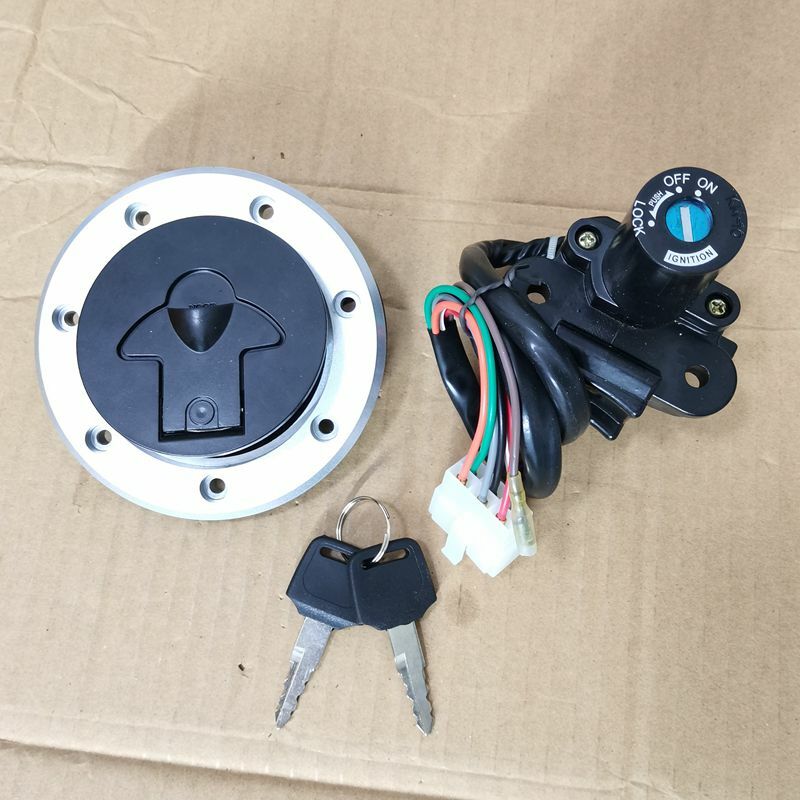Ignition Switch Fuel Gas Cap Lock Key For Kawasaki Ninja ZX-7R