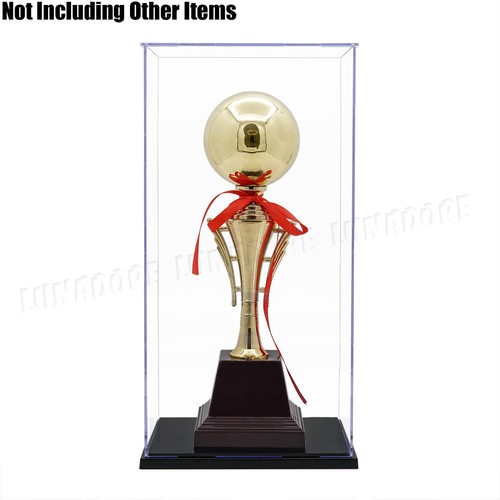 Acrylic Display Box Case 15" Tall Doll Figures High Trophy Collectible Protector - Picture 2 of 12