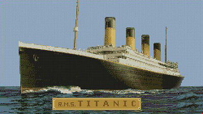 Titanic Cross Stitch Chart