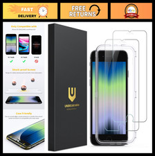 2-Pack Tempered Glass Screen Protector for iPhone SE 2022/2020/8/7/6/6s - 9H Har