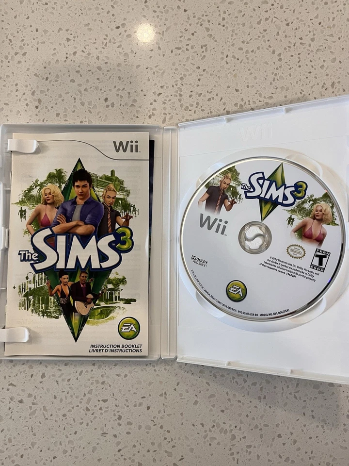 The Sims 3 (Nintendo Wii, 2010) - Image 3 of 4