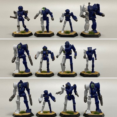 12 X BATTLETECH COMPANY MINIATURES MECHWARRIOR MECHS FASA IRON WIND RAL PARTHA