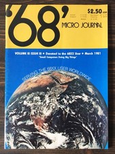 68 Micro Journal - March 1981, Vol. III, Issue III