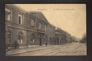 GRIVEGNEE La Maison Communale (1912)