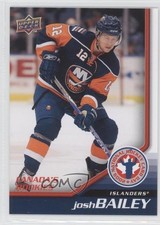 2008-09 Upper Deck Hockey Card Day Canada Hobby Shop Josh Bailey Rookie RC 0i5. rookie card picture