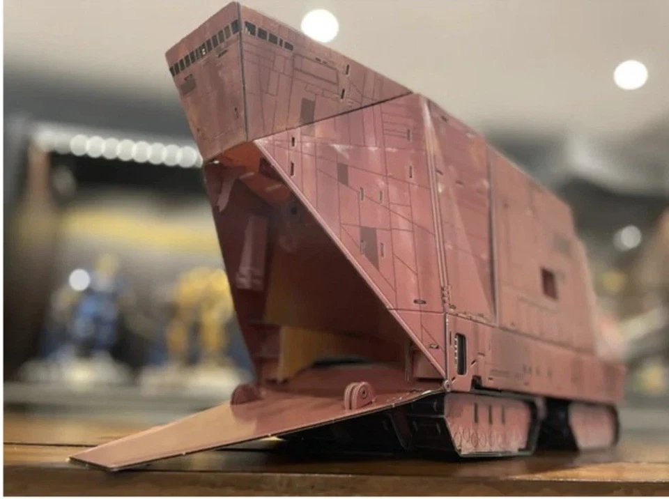 Disney Star Wars Kit Modelo Papel 4D Puzzle 187 piezas Jawa Sandcrawler Mandalorian Foto 2 de 3