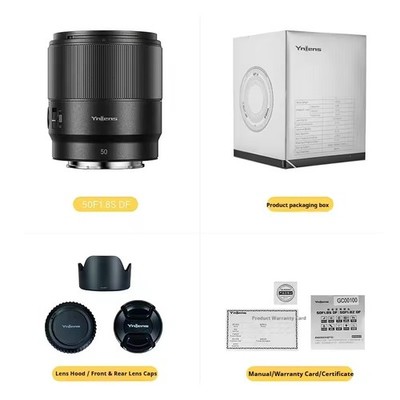 YONGNUO AF 50mm F1.8S DF Auto Focus Full Frame Portrait Lens for Sony E-Mount