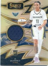 2025 Panini Select WNBA JJ QUINERLY RC #SP-JQ Sparks Jersey Relic Silver WINGS