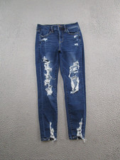 American Eagle Next Level Stretch Hi Rise Jegging Jeans Size 4 Short Distressed