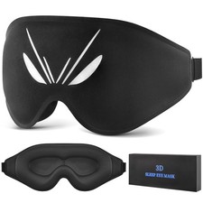 3D Sleeping Mask Light Blocking Eye Mask Blindfold for Men Women Yoga Travel