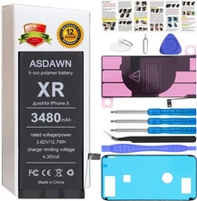 3480mAh Battery for iPhone XR X XS XS Max Upgraded Higher Capacity iPhone XR