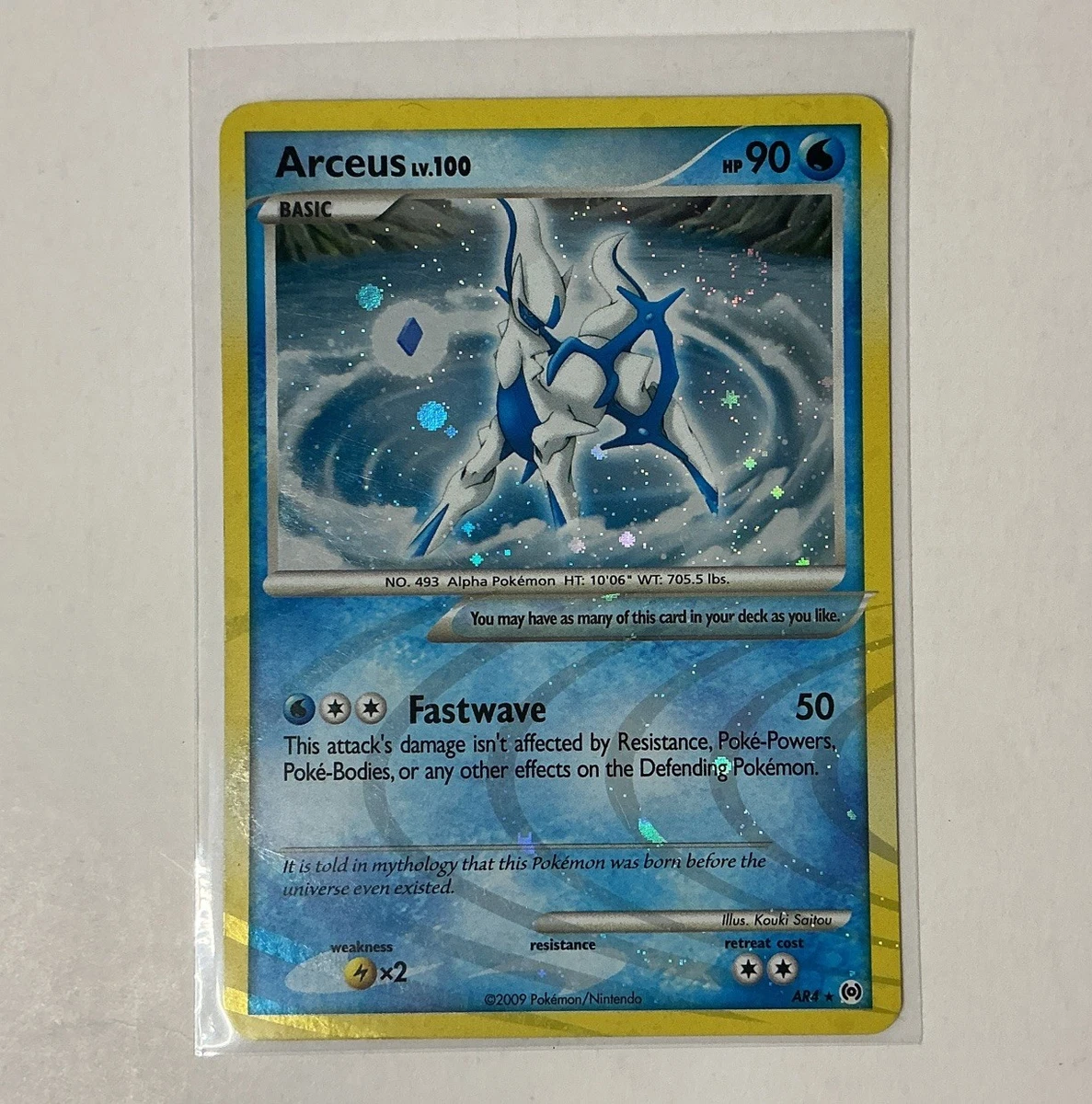 water arceus pokemon card Water Pokémon TCG Arceus Collectible Individual Card Games for sale