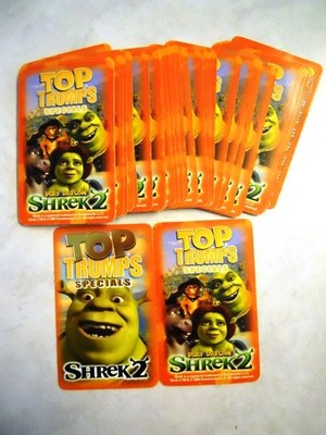 2004 Top Trumps Specials Dreamworks Shrek 2 PlayAday (Choose Your Card)