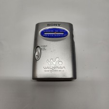 Sony SRF-59 AM/FM Walkman Personal Radio Silver with Belt Clip Tested Working