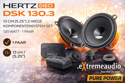 Hertz Dieci DSK 130.3 Set 13 cm (5.25'') 2-Way Component Speakers