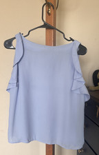 Banana republic Women's Sleeveless Ruffle Blouse Size S
