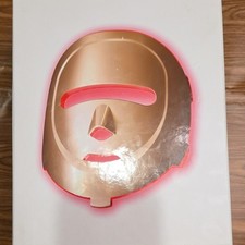 ECO FACE Lighting LED Light Therapy Mask Gold/White 4-Setting USB