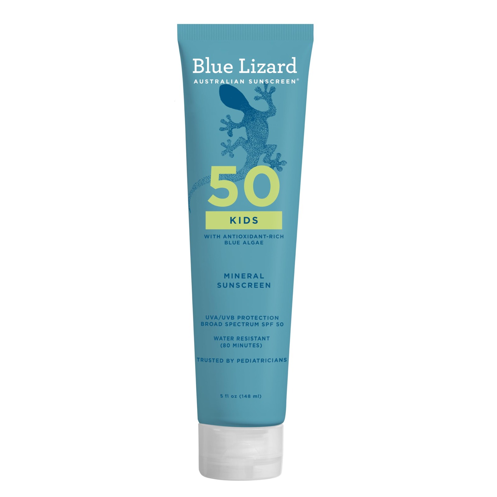 Blue Lizard Kids Mineral SPF 50 Sunscreen Lotion, 100% Mineral, Children’s
