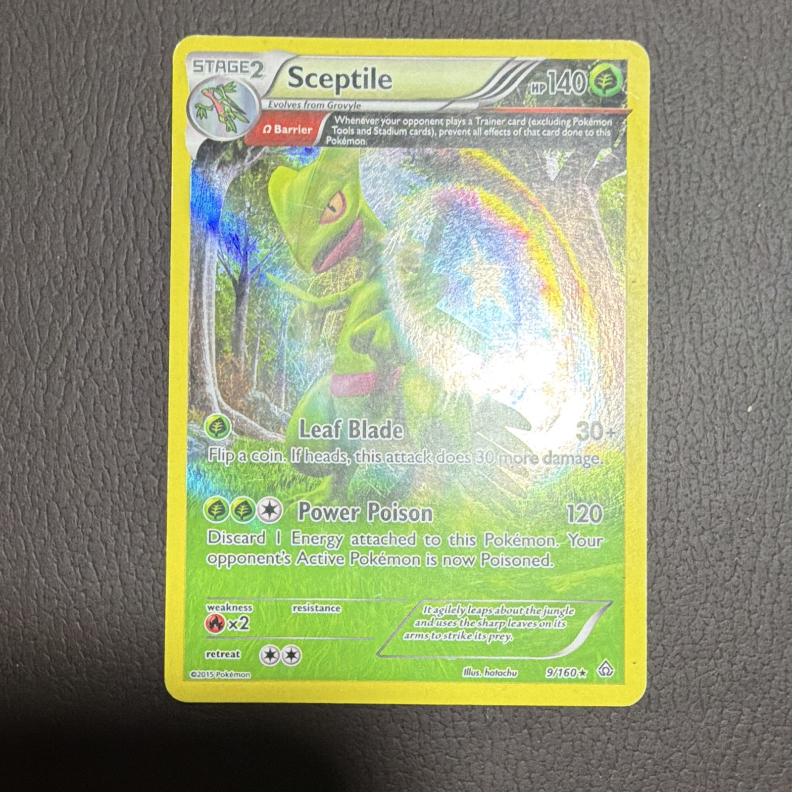 Sceptile (Omega) 9/160 XY Primal Clash Rare Holo Pokemon TCG Card