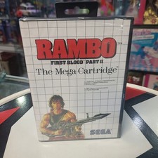 Sega Master System RAMBO FIRST BLOOD II SEALED NEW IN ORIGINAL SHRINK R