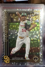 2025 Topps Series 1 - Mike King #195 Silver Cracked Foilboard