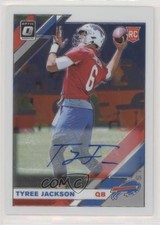 2019 Panini Donruss Optic Rookies Auto 9/60 Tyree Jackson #133 Auto ow1