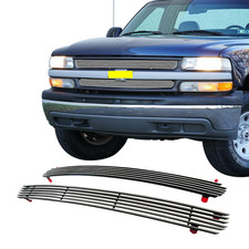 Polished Billet Grill Fits 1999-2002 Chevy Silverado 15002000-06 Tahoesuburban