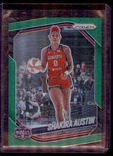 Shakira Austin #81 2025 Panini Prizm WNBA Green Prizms