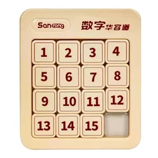 Number puzzle [4 x 4 (15 puzzles)] Slide puzzle, brain teaser, sort by sliding,