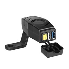 20-90V Handlebar USB Charger 24V 36V 48V 60V QC3.0 Fast Charging Adapter