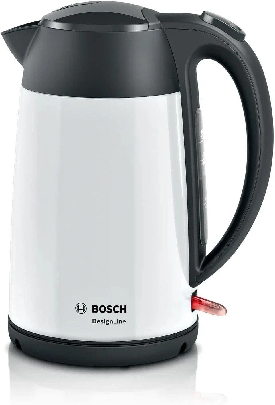 Bosch DesignLine TWK3P421GB Stainless Steel Cordless Kettle 1.7L 3000W - White