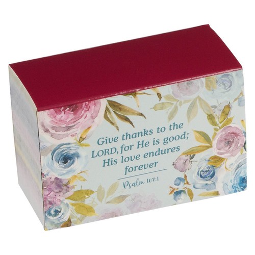 Keepsake Count Your Blessings Gratitude Jar Set with Bible Verse Note Cards - - Afbeelding 4 van 4