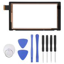 Touch Screen Digitizer Glass Replacement Part For Nintendo Switch Black New