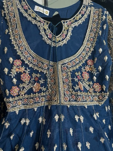 Brand - Zarqun Premium - Beautiful Heavy Emb Long Dress - Medium Size - $120 - Picture 16 of 21