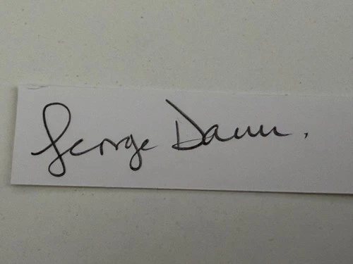 George Dann pencil signed 620 Squadron RAF WW2 Arnhem