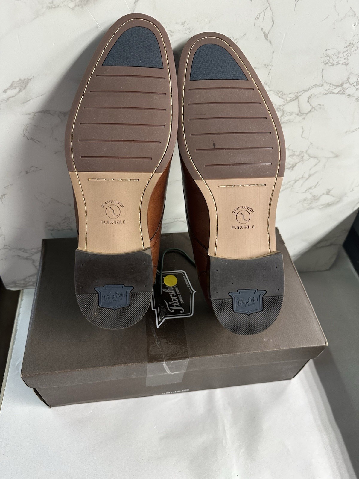 Florsheim Flex Plain Toe Brown Solid Oxford Dress… - image 4