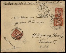 Danzig 1927 Germany ZOPPOT Poland Waterbury Connecticut CT USA 83429