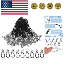 Lobster Clasp Cords Clasp Cord Strap Charm Lariat Lanyard Mini Lariat Strap f...