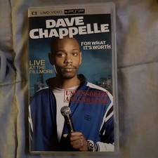 Dave Chappelle: For What It's Worth UMD Video for PSP Uncensored Unrated Live