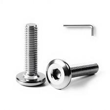 1/4-20 X 3/4" (30 Pack) Flat Head Hex Socket Cap Screws Bolts, 304 Stainless Ste